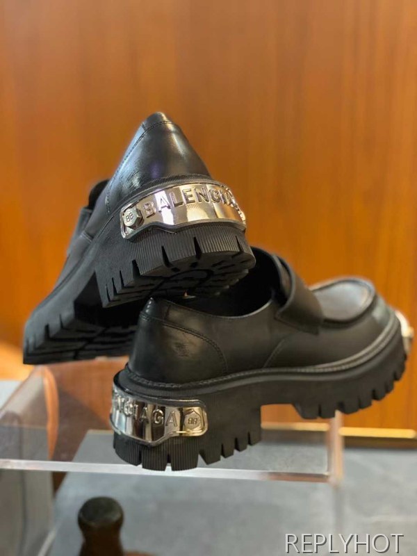 발렌시아가 2025 스틸와펜 트랙터 슈즈 로퍼 구두 신발