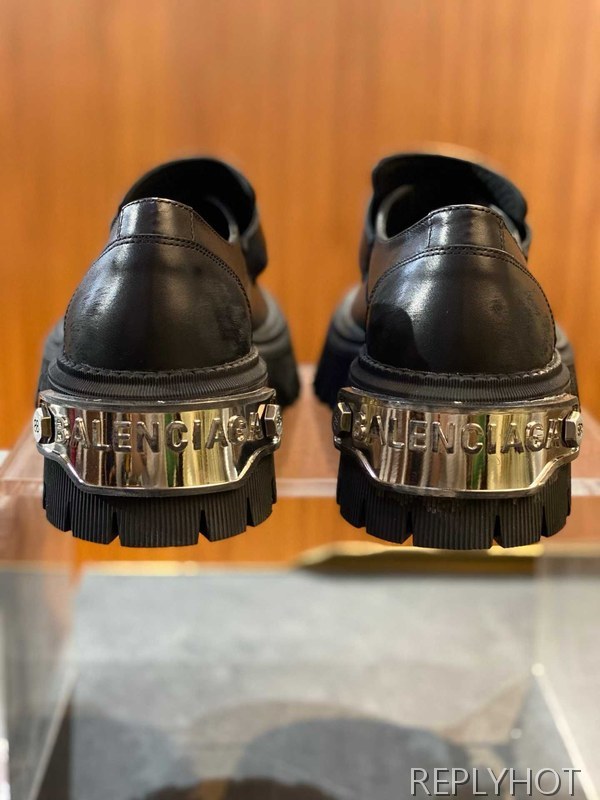 발렌시아가 2025 스틸와펜 트랙터 슈즈 로퍼 구두 신발