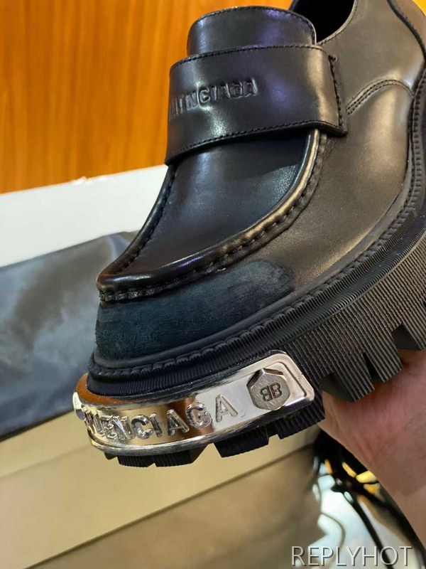 발렌시아가 2025 스틸와펜 트랙터 슈즈 로퍼 구두 신발