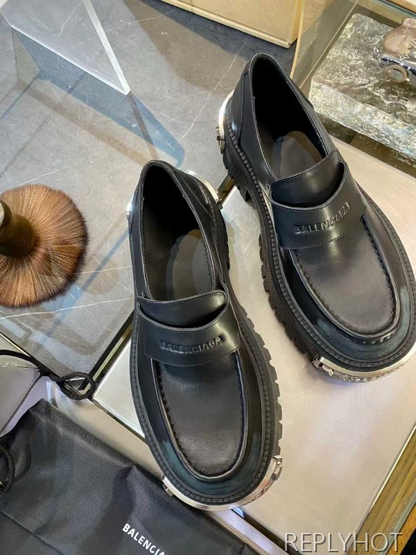 발렌시아가 2025 스틸와펜 트랙터 슈즈 로퍼 구두 신발