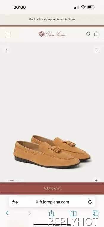 로로피아나 2025 프랜시스 워크 로퍼 구두