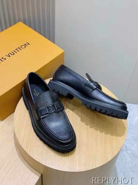 루이비통 2025 메이저 다미에 패턴 구두 로퍼 신발 슈즈