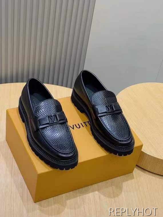 루이비통 2025 메이저 다미에 패턴 구두 로퍼 신발 슈즈