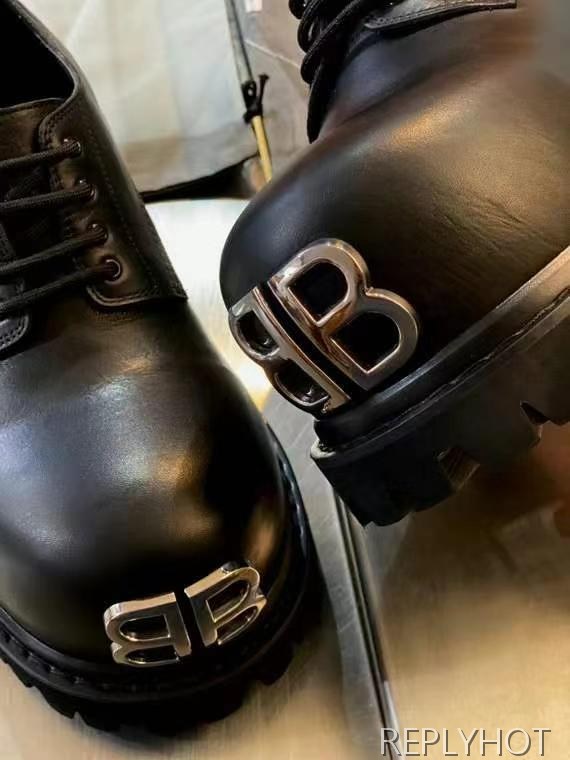 발렌시아가 2025 BB와펜 스톰퍼 로퍼 구두 신발