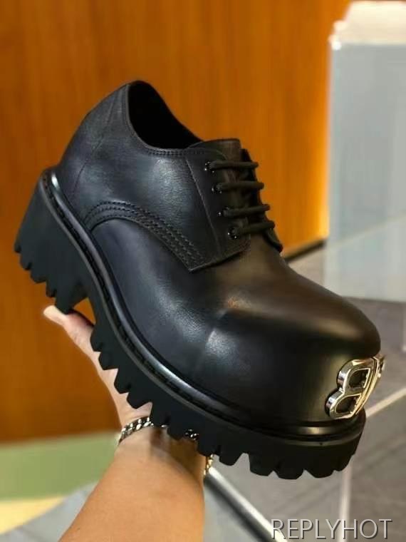 발렌시아가 2025 BB와펜 스톰퍼 로퍼 구두 신발