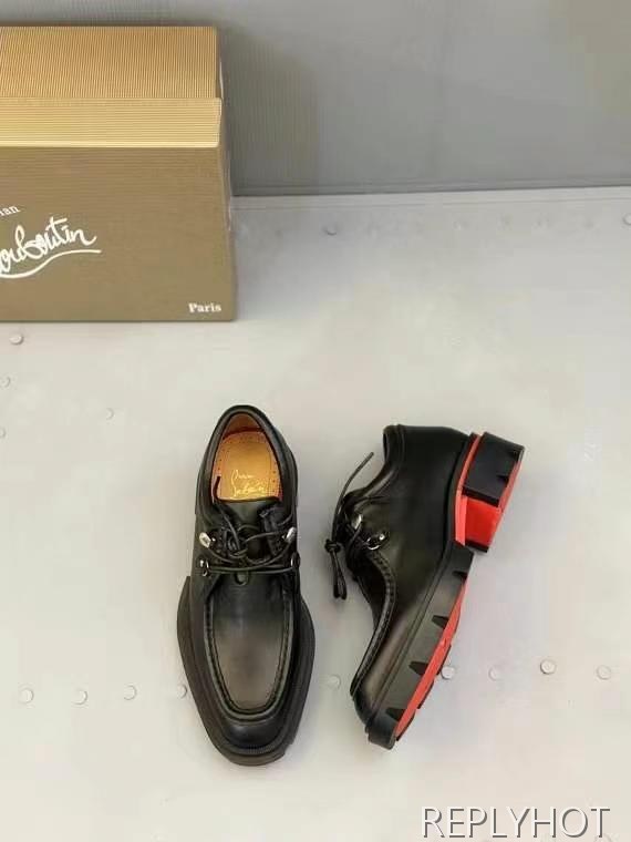 루부탱 2025 PABELITO 레더 레이스업 구두 로퍼 신발 슈즈 스니커즈