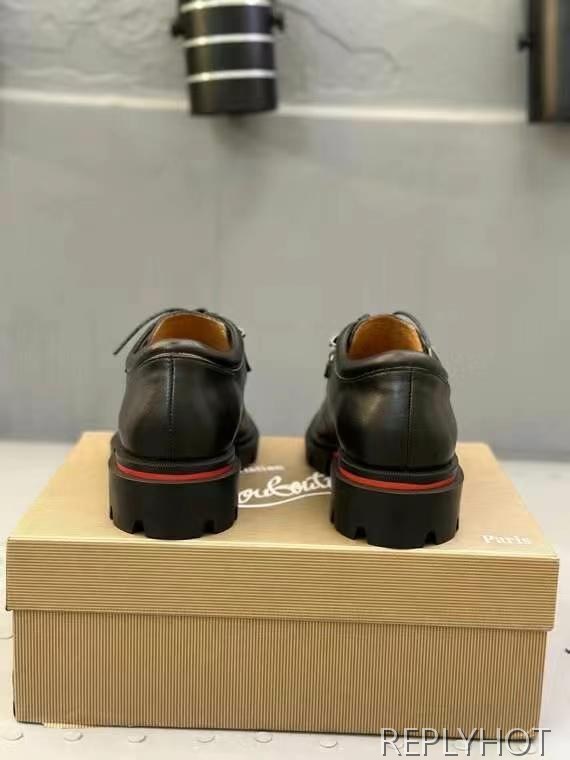 루부탱 2025 PABELITO 레더 레이스업 구두 로퍼 신발 슈즈 스니커즈