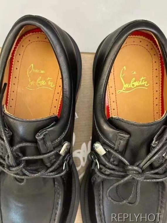 루부탱 2025 PABELITO 레더 레이스업 구두 로퍼 신발 슈즈 스니커즈