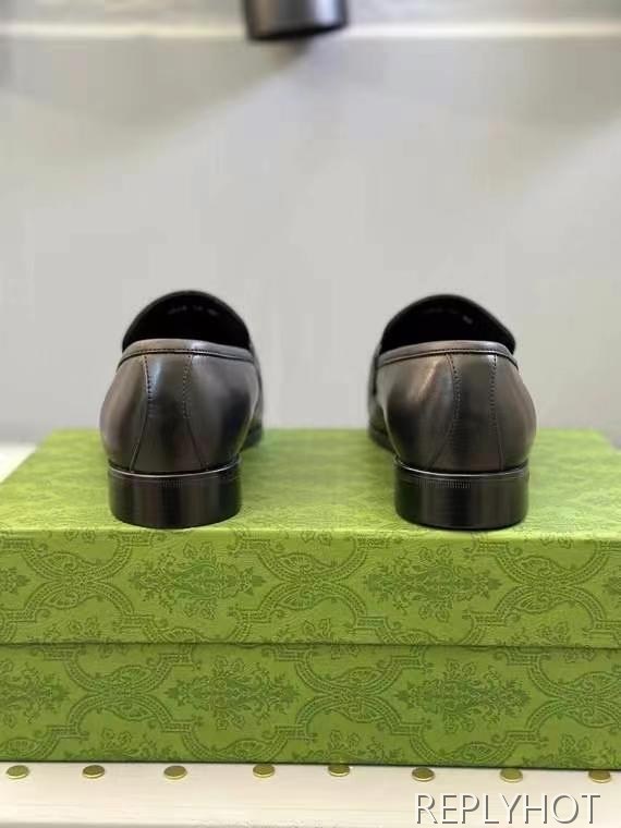 구찌 2025 올블랙 홀스빗 구두 로퍼 신발