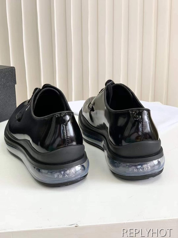 프라다 2025 로고 엠보 에어솔 레이스업 구두 로퍼 슈즈 신발