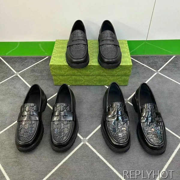 구찌 2025 미아트 GG웹 페니 로퍼 구두 신발