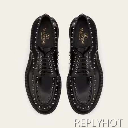 발렌티노 2024 젠틀글램 스터드 스트랩 로퍼 구두 신발