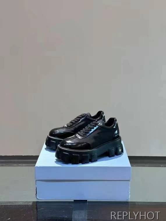 프라다 2024 브러쉬드솔 윙팁토 스니커즈 신발 슈즈 운동화