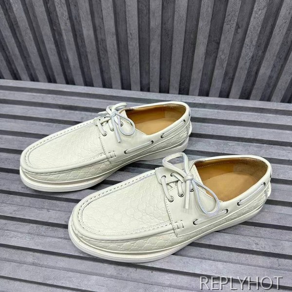 구찌 2024 인터로킹 GG자카드 스트랩 보트 모카 로퍼 슈즈 신발 스니커즈 운동화