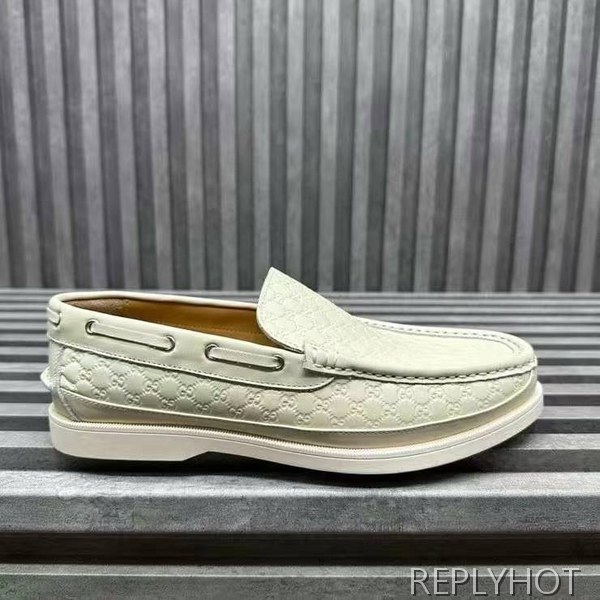 구찌 2024 인터로킹 GG 자카드 모카 로퍼 슈즈 신발 스니커즈 운동화
