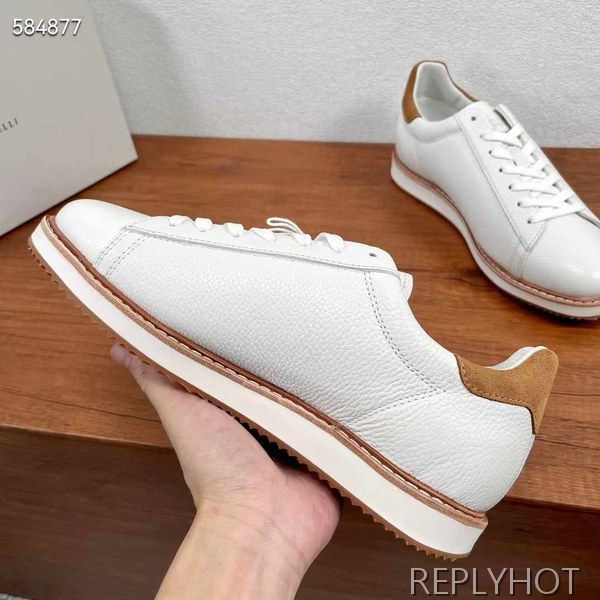 브루넬로쿠치넬리 2024 콘스트라스트 트리밍 로퍼 슈즈 신발 구두