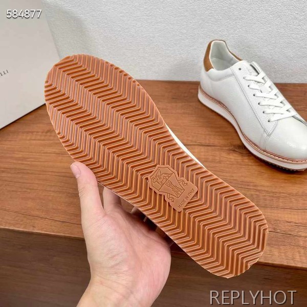 브루넬로쿠치넬리 2024 콘스트라스트 트리밍 로퍼 슈즈 신발 구두