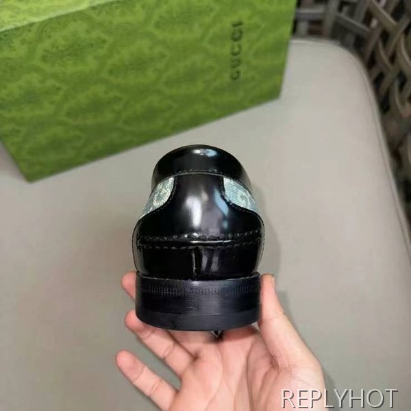 구찌 2024 홀스빗 테슬 데님 GG 로퍼 구두 신발