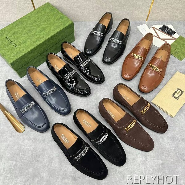 구찌 2024 인터로킹 로고 페니 로퍼 구두 신발