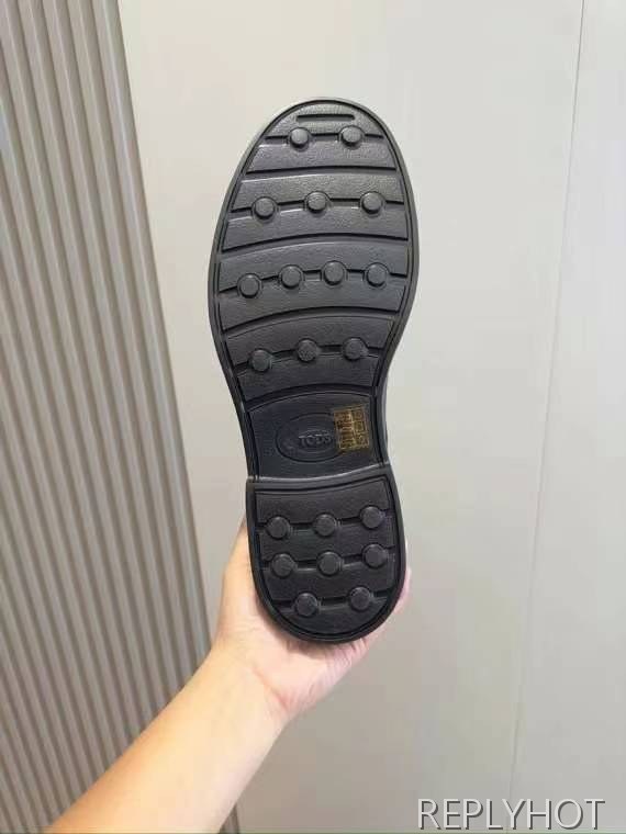 토즈 2024 타임리스 로고 와펜 옥스포드 구두 로퍼 신발