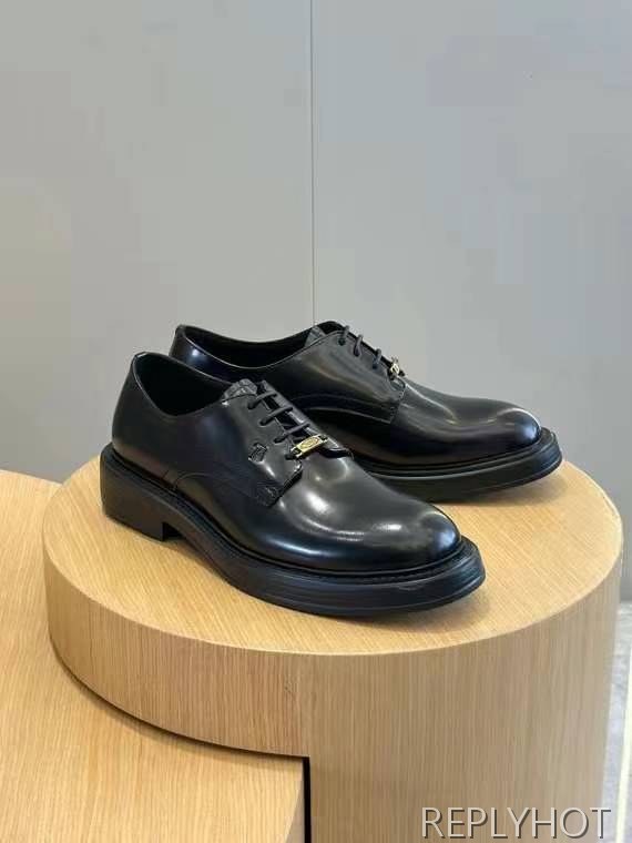 토즈 2024 타임리스 로고 와펜 옥스포드 구두 로퍼 신발