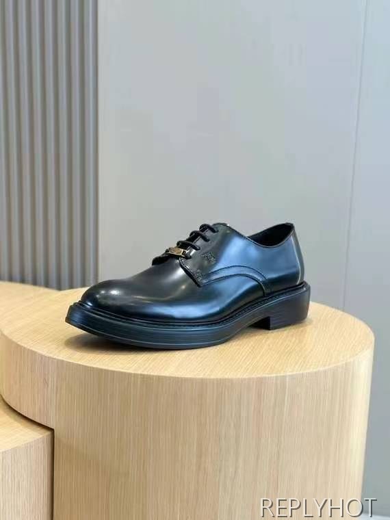 토즈 2024 타임리스 로고 와펜 옥스포드 구두 로퍼 신발