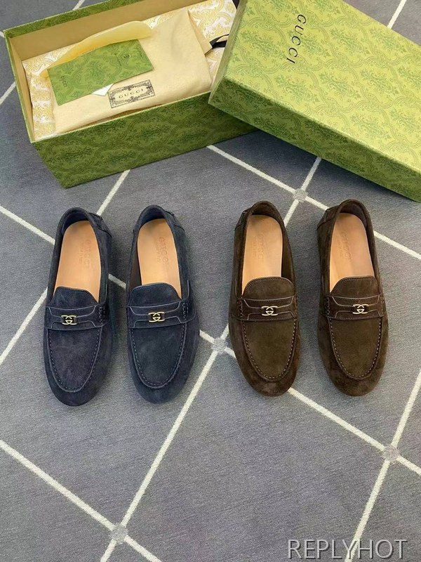 구찌 2024 인터로킹 히든 버클 페니 로퍼 구두 신발