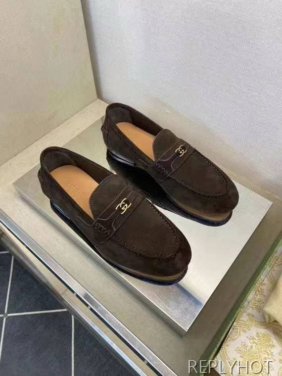 구찌 2024 인터로킹 히든 버클 페니 로퍼 구두 신발