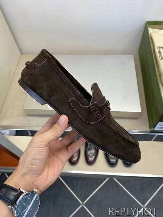 구찌 2024 인터로킹 히든 버클 페니 로퍼 구두 신발