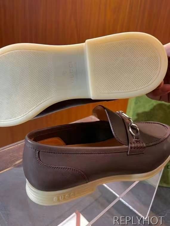 구찌 2024 러버솔 홀스빗 레더 로퍼 구두 신발