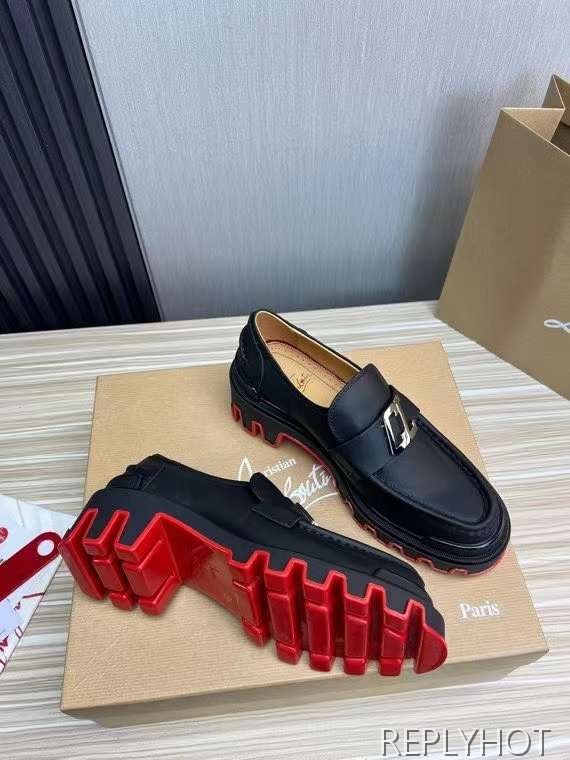 루부탱 2024 MOC DUNE 레더 로퍼 더비 슈즈 신발 구두