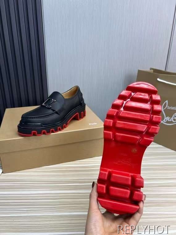 루부탱 2024 MOC DUNE 레더 로퍼 더비 슈즈 신발 구두