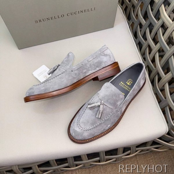 브루넬로 쿠치넬리 2024 테슬 보트 로퍼 구두 슈즈 신발