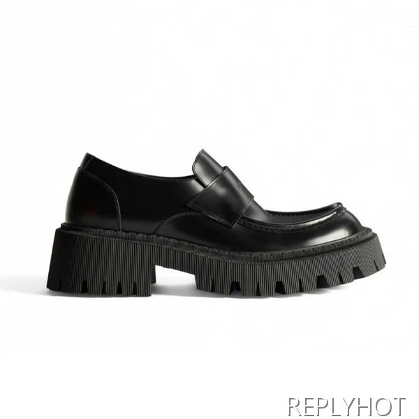 발렌시아가 2024 TRACTOR 페니 로퍼 구두 더비 슈즈