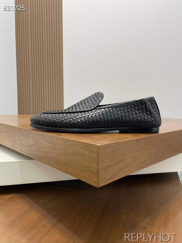 보테가베네타 2024 마이크로 인트레치아토 로퍼 구두 신발 스니커즈