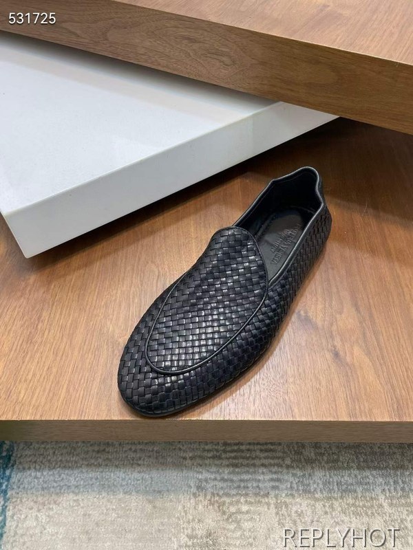 보테가베네타 2024 마이크로 인트레치아토 로퍼 구두 신발 스니커즈