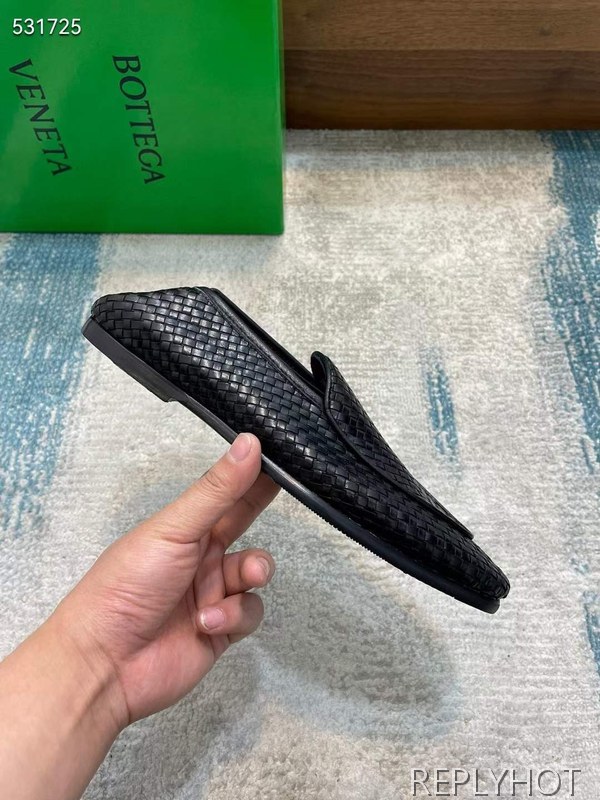 보테가베네타 2024 마이크로 인트레치아토 로퍼 구두 신발 스니커즈