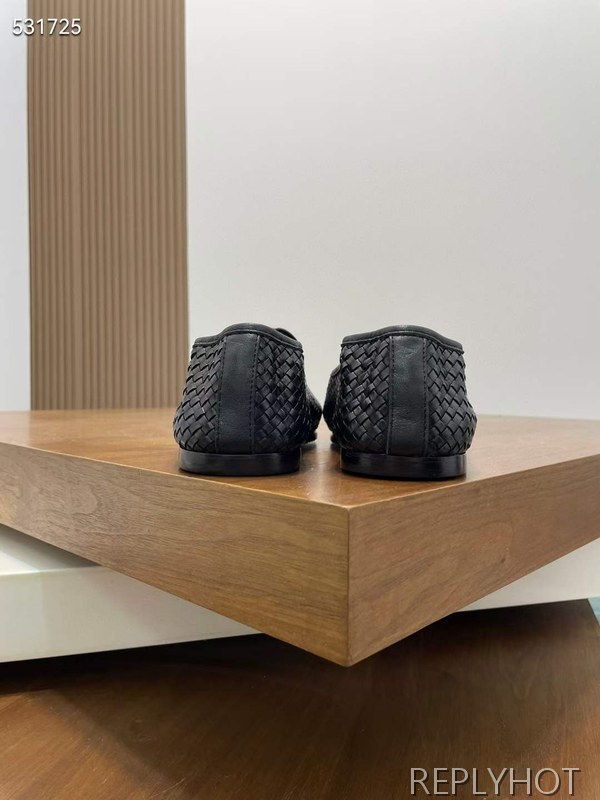 보테가베네타 2024 마이크로 인트레치아토 로퍼 구두 신발 스니커즈