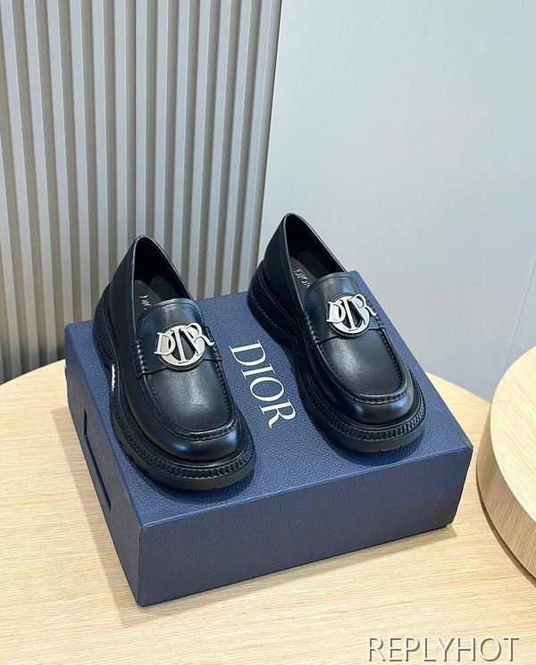 디올 2024 버팔로 페니 로퍼 dior 버클 구두