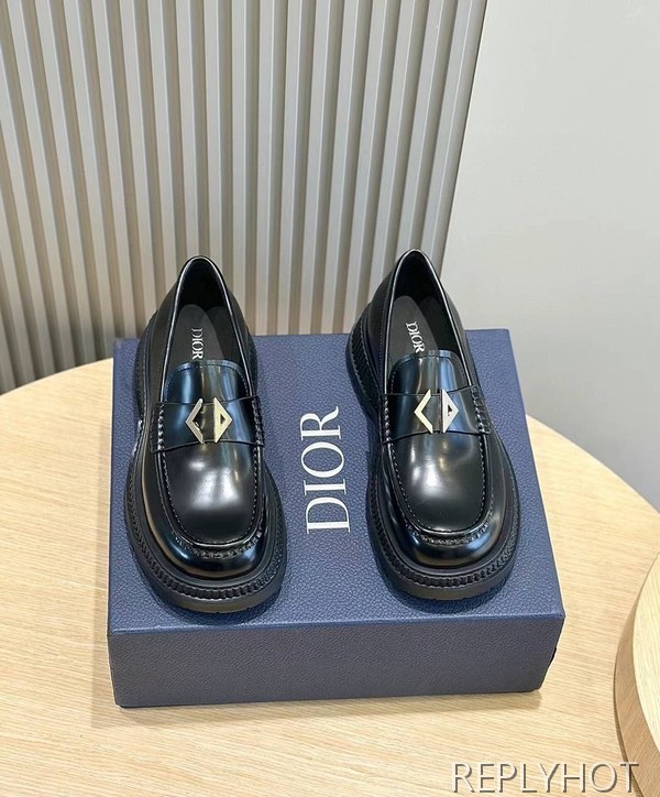 디올 2024 버팔로 페니 로퍼 CD버클 구두