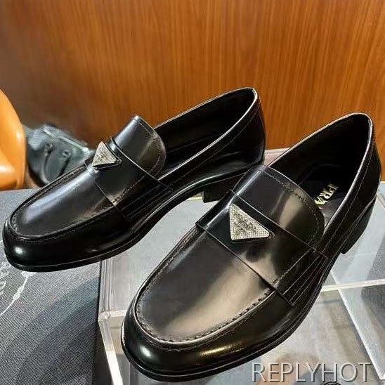 프라다 2024 스틸사피아노 와펜 페니 로퍼 구두 신발 슈즈