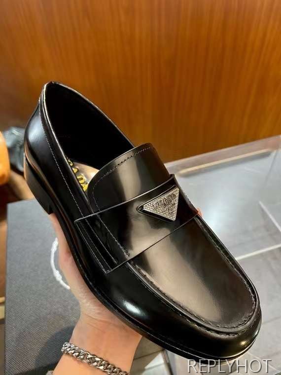 프라다 2024 스틸사피아노 와펜 페니 로퍼 구두 신발 슈즈