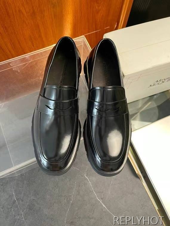 알렉산더맥퀸 2024 슬림 트레드솔 페니 로퍼 구두 슈즈 신발