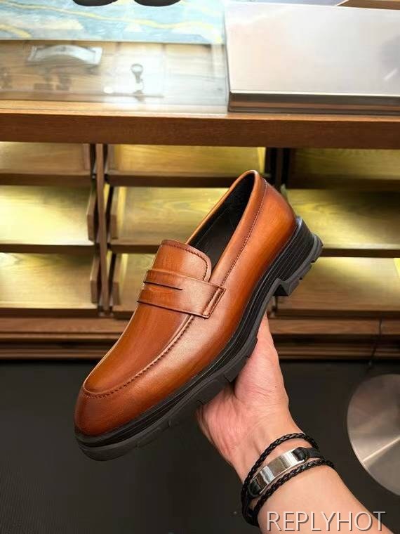 알렉산더맥퀸 2024 슬림 트레드솔 페니 로퍼 구두 슈즈 신발