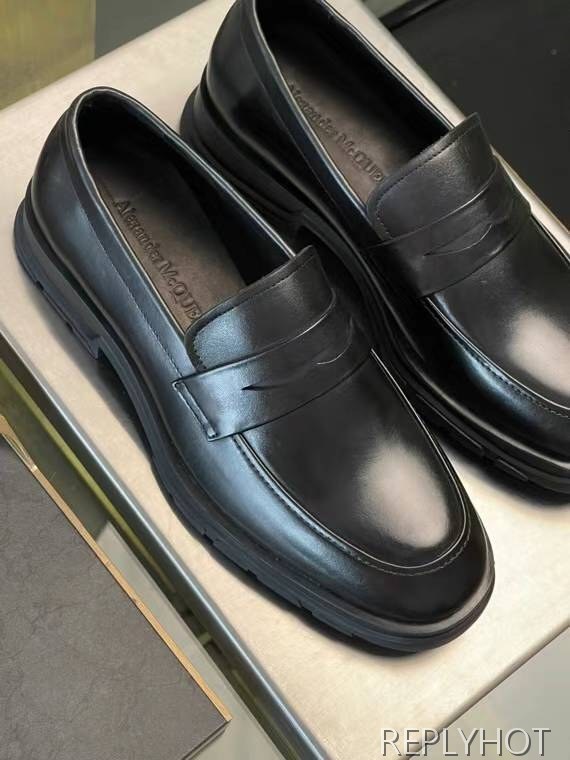 알렉산더맥퀸 2024 슬림 트레드솔 페니 로퍼 구두 슈즈 신발