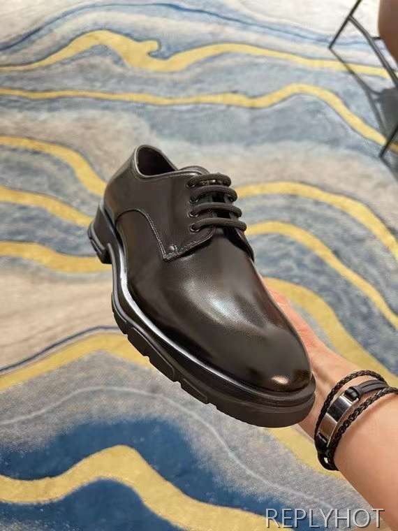 알렉산더맥퀸 2024 슬림 트레드솔 옥스포드 로퍼 구두 슈즈 신발