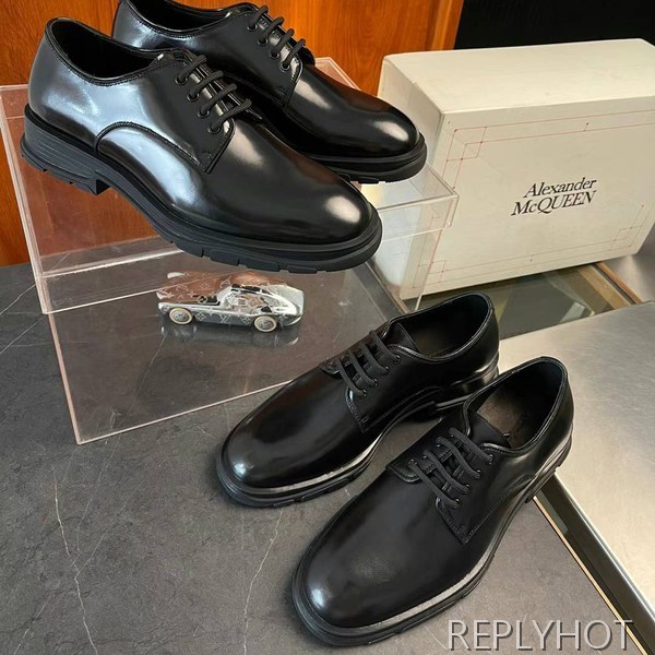 알렉산더맥퀸 2024 슬림 트레드솔 옥스포드 로퍼 구두 슈즈 신발
