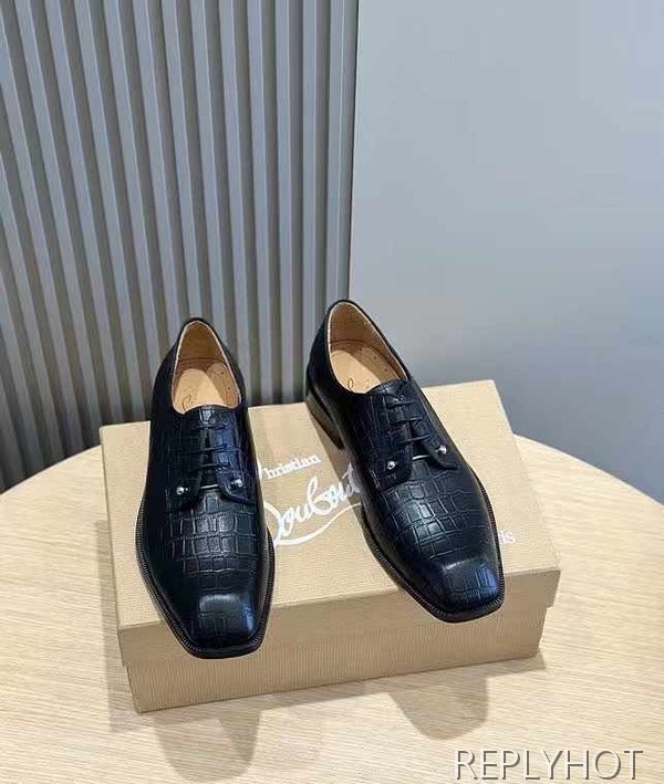 루부탱 2024 NIGHT STRASS 옥스포드 로퍼 슈즈 구두 신발