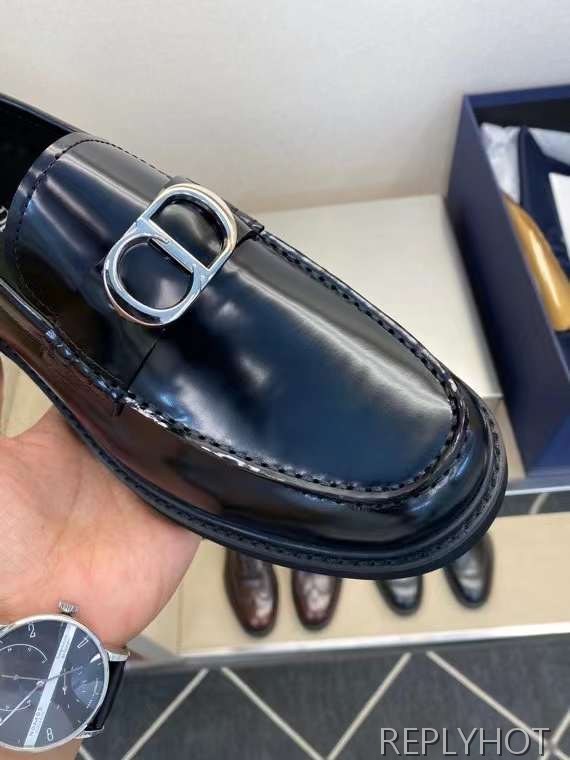 디올 2023 CD 와펜 페니 로퍼 구두 신발