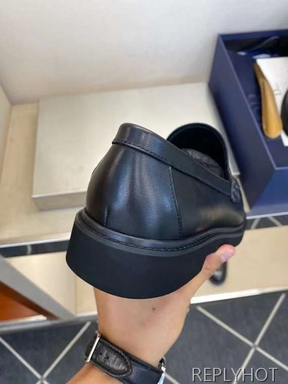 디올 2023 CD다이아몬드 다크  패턴 페니 로퍼 구두 신발